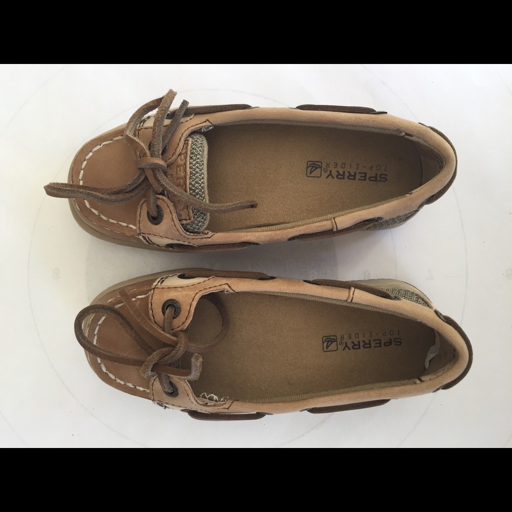 Sperry Top-sider angelfish linen/oat girls 10m